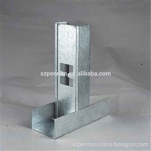 Stud and Track C Channel and U Channel Drywall Partition
